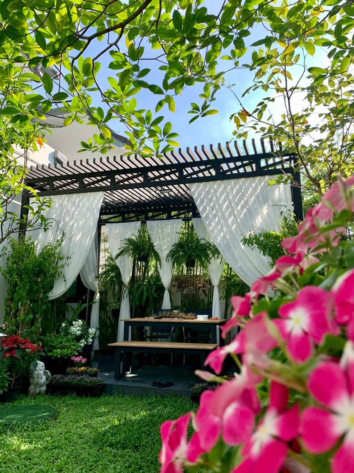 🏡⭐️🌈 House for rent, Blue Lagoon 2, Bang Na - Elegant decorative ring, spacious living space There is a private pool.