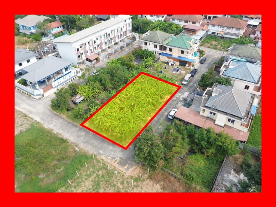 Land for sale, Soi Mu Ban Sri Sunthon, 119.7 sq w, near Kanchanaphisek Road, only 550 m. DD Land for sale, Soi Mu Ban Sri Sunthon, 119.7 sq w, near Kanchanaphisek Road, only 550 m. DD