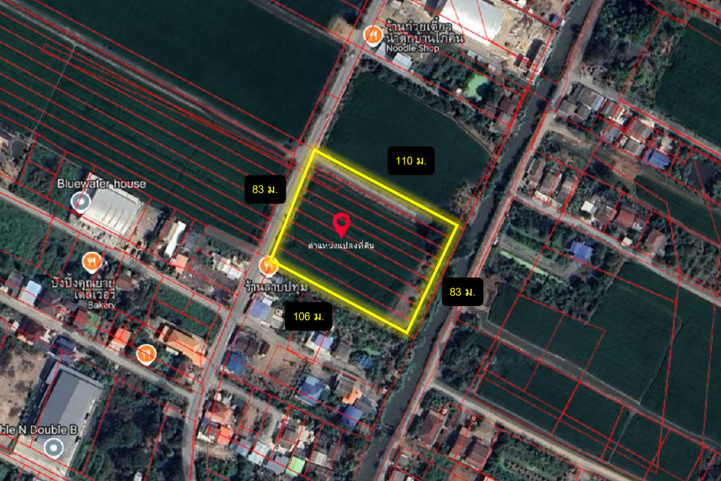 ขาย ที่ดิน ลาดหลุมแก้ว ปทุมธานี 5 ไร่ 2 งาน ใกล้ถ.ปทุมธานี-บางเลน 850 ม DD – รูปที่ 3