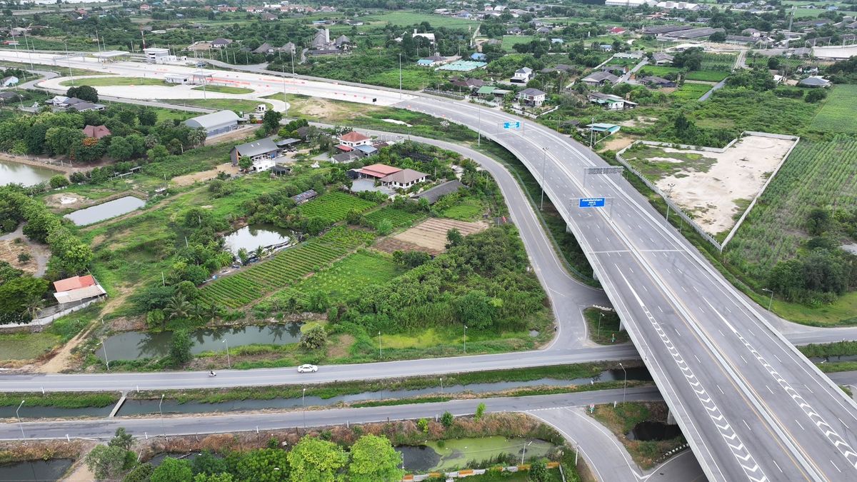 Urgent sale ‼️ Beautiful land, good location, Mueang Nakhon Pathom District, next to the expressway road, Bang Yai-Kanchanaburi – รูปที่ 3