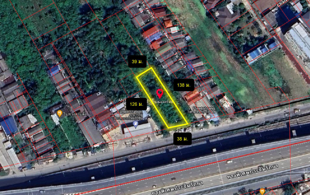 ขาย ที่ดิน ริมถนนเลียบทางรถไฟ ตลิ่งชัน 2 ไร่ 3 งาน 30 ตรว – รูปที่ 3
