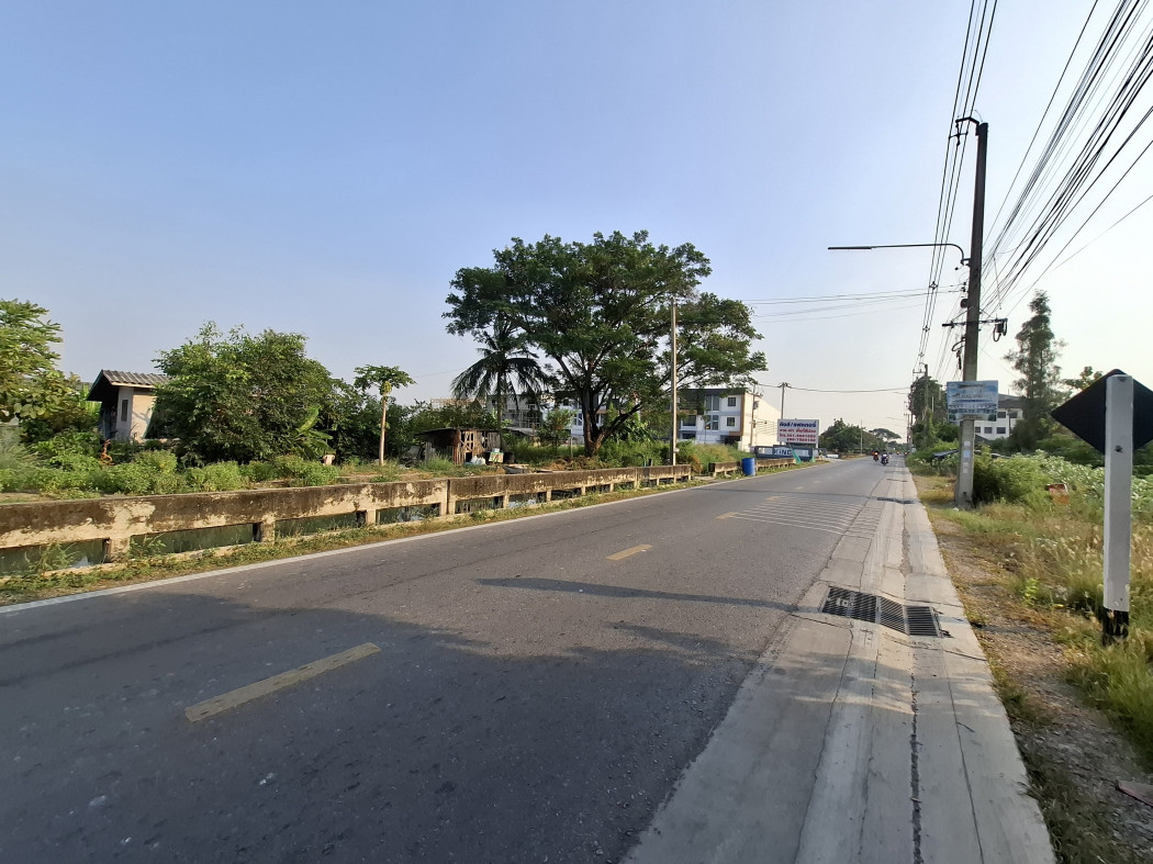 Land for sale, along Khlong Muen Prarom Road, Krathum Baen, 8 rai, 2 ngan, 1 sqw, near Phutthasakorn Road, just 1.5 km. KK – รูปที่ 2