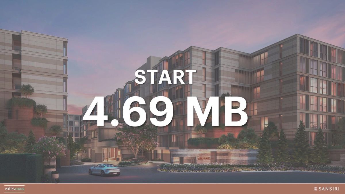 𝐕𝐚𝐥𝐥𝐞𝐬 𝐇𝐚𝐮𝐬 (วาลเลส เฮาส์)  คอนโดใหม่เลี้ยงสัตว์ได้ 2 ห้องนอน 2 ห้องน้ำ 62.5 ตรม. เริ่ม 8.5 ล้านบาท!* – รูปที่ 3