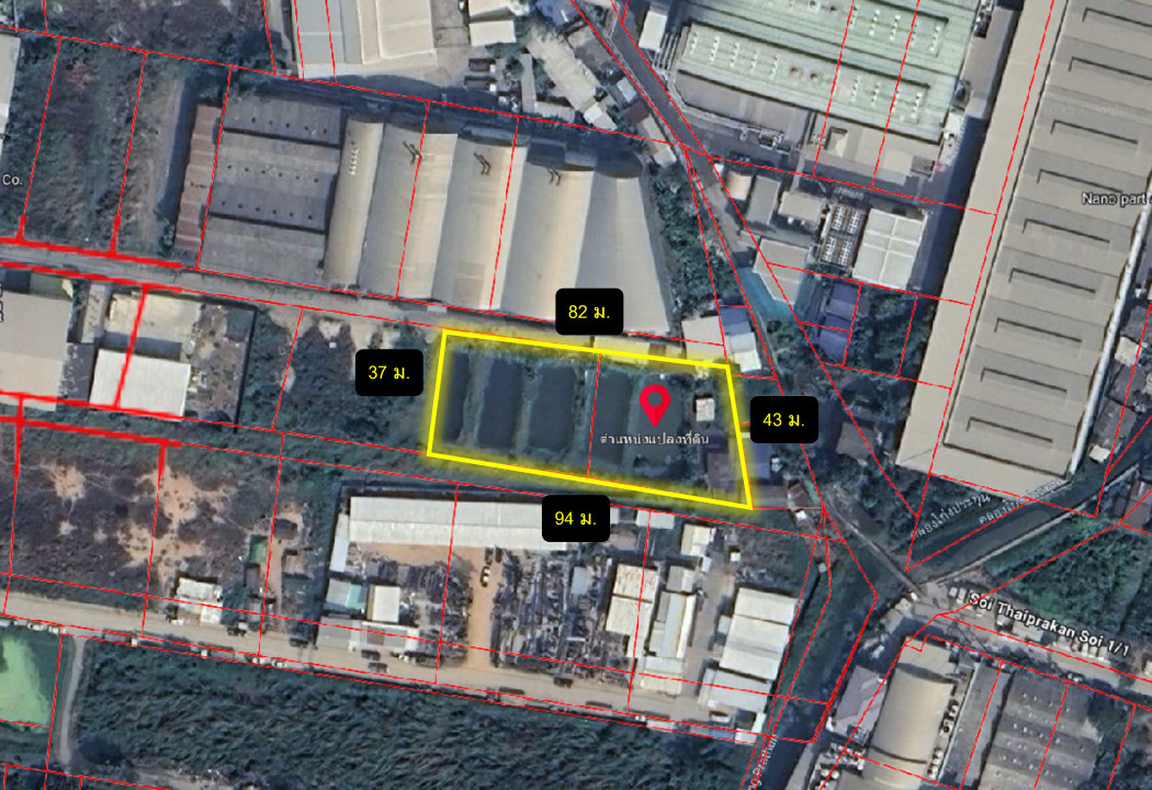 ขาย ที่ดิน ผังสีม่วง บางปลา บางพลี 800 ตรว ใกล้ ถ.เทพารักษ์แค่ 700 ม. CC – รูปที่ 3