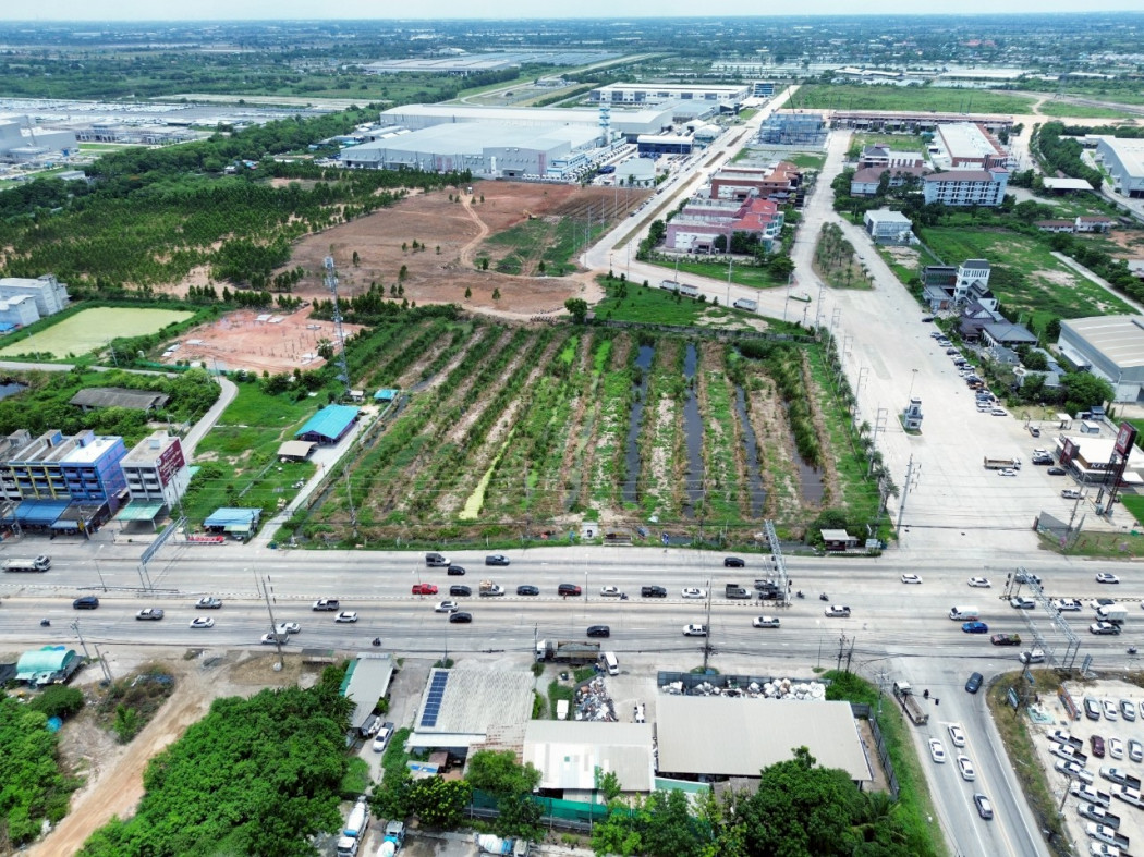 Land for sale, purple map, along Sirisothon Road, Chachoengsao, more than 12 rai, suitable for a factory, warehouse, TV. – รูปที่ 3