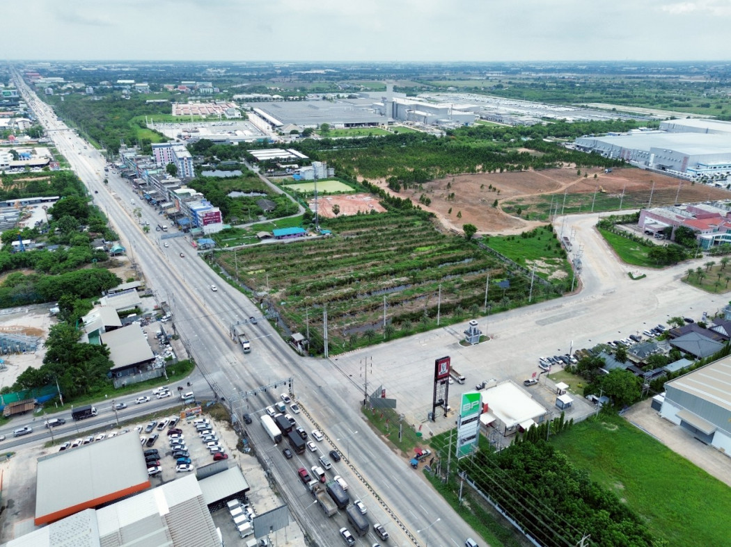 Land for sale, purple map, along Sirisothon Road, Chachoengsao, more than 12 rai, suitable for a factory, warehouse, TV. – รูปที่ 4