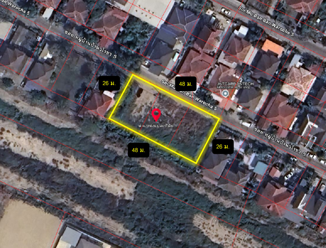 ขาย ที่ดิน 303 ตรว หมู่บ้านบ้านวโรชา5 ใกล้ ถ.บางนา-ตราดแค่ 4.8 กม. DD – รูปที่ 3