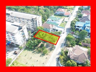 Land for sale, Soi Mu Ban Chan Samut 2, size 122 sq w, near Srinakarin Road, only 550 m. KK