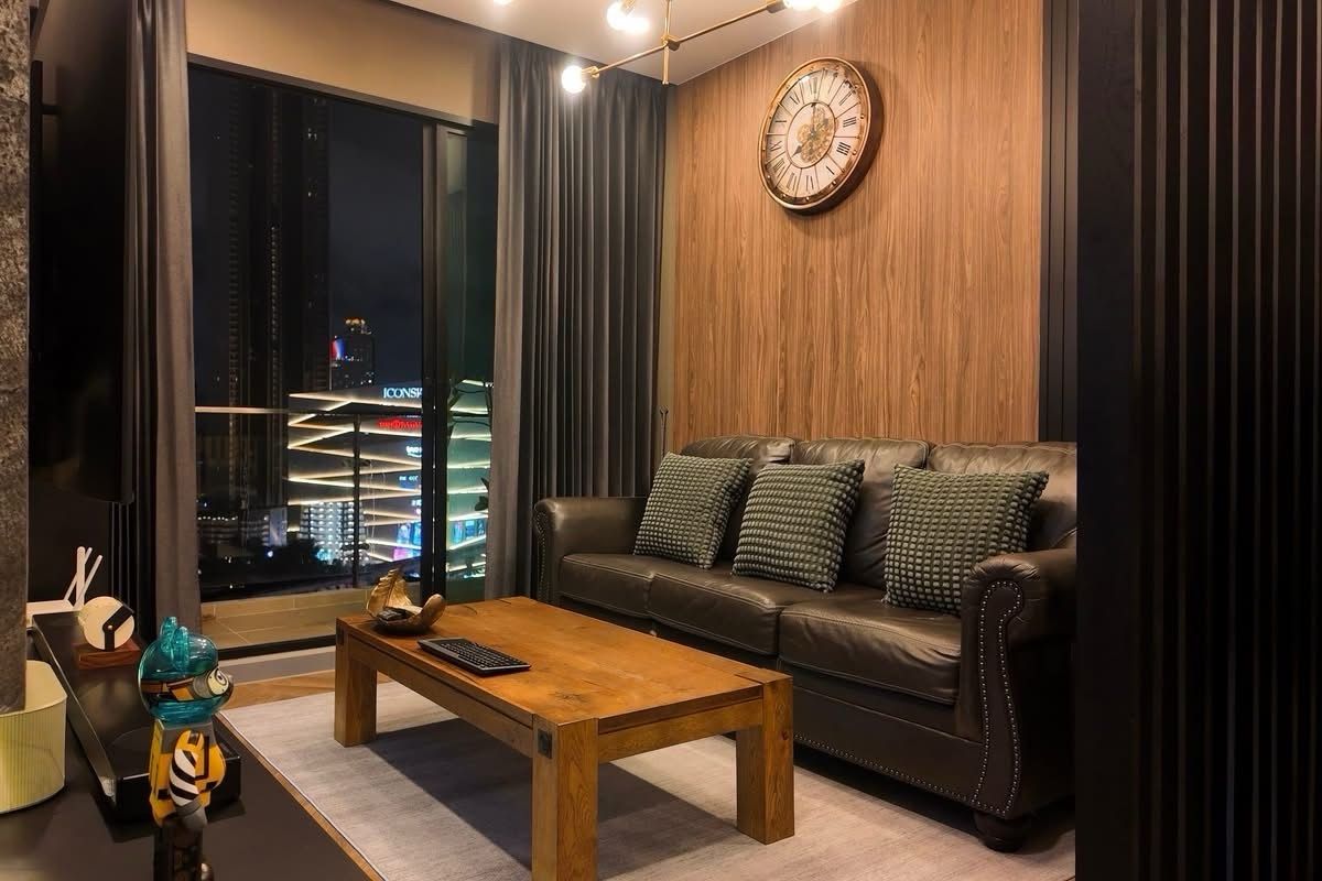 📢👇Corner unit! Supalai Premier Charoennakorn – fully furnished, near ICONSIAM 📢👇Corner unit! Supalai Premier Charoennakorn – fully furnished, near ICONSIAM