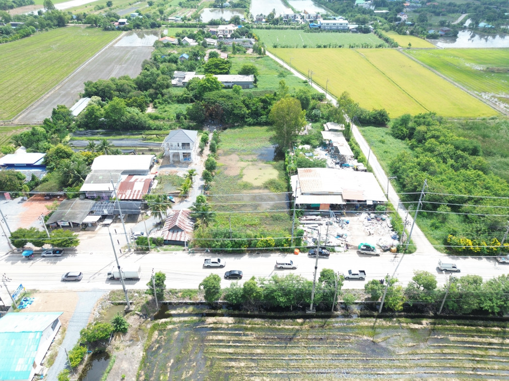ขายถูก ที่ดิน ริมถนนหนองเพรางาย-ไทรน้อย นนทบุรี 600 ตรว เหมาะทำการค้า DD – รูปที่ 4