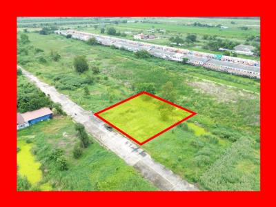 Land for sale, Bueng Sanan Subdistrict, Thanyaburi District, 400 sq w, near Rangsit-Nakhon Nayok Road, only 1.3 km. DD