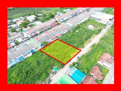 Land for sale Soi Ruamsuk 1, size 396.6 sq w, near Sawai Pracharat Road, only 650 m. DD