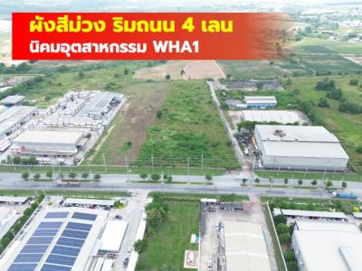 Land for sale, purple map, WHA1 Industrial Estate, Bowin, Sriracha, 11 rai 3 ngan 60 sq m CC