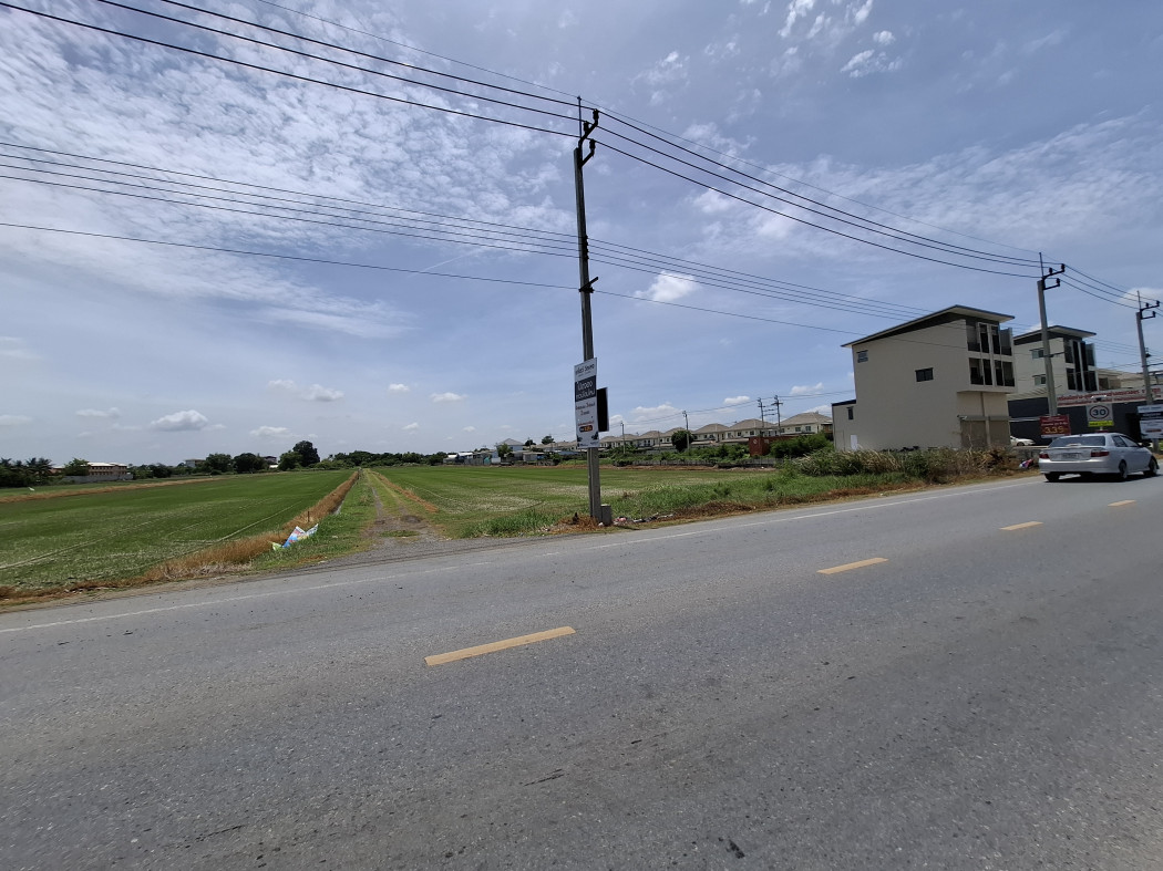 ขาย ที่ดิน ผังสีเหลือง ริมถนนบ้านกล้วย-ไทรน้อย 28 ไร่กว่า เหมาะทำจัดสรร DD – รูปที่ 2