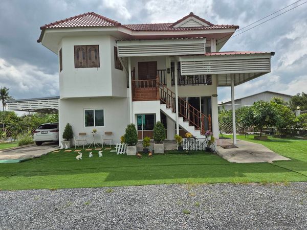 ขาย บ้านเดี่ยว 2 ชั้น 236 ตร.ว. บ้านมือหนึ่ง  บรรยากาศดี​ ลำลูกกา ปทุมธานี
