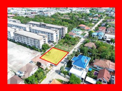 ขาย ที่ดิน หมู่บ้านชานสมุทร 211 ตร.วา ใกล้ถนนศรีนครินทร์แค่ 600 เมตร DD