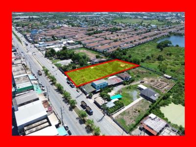 ขาย ที่ดิน ริมถนนปทุมธานี-กรุงเทพ 2 ไร่กว่า เหมาะทำการค้า DD