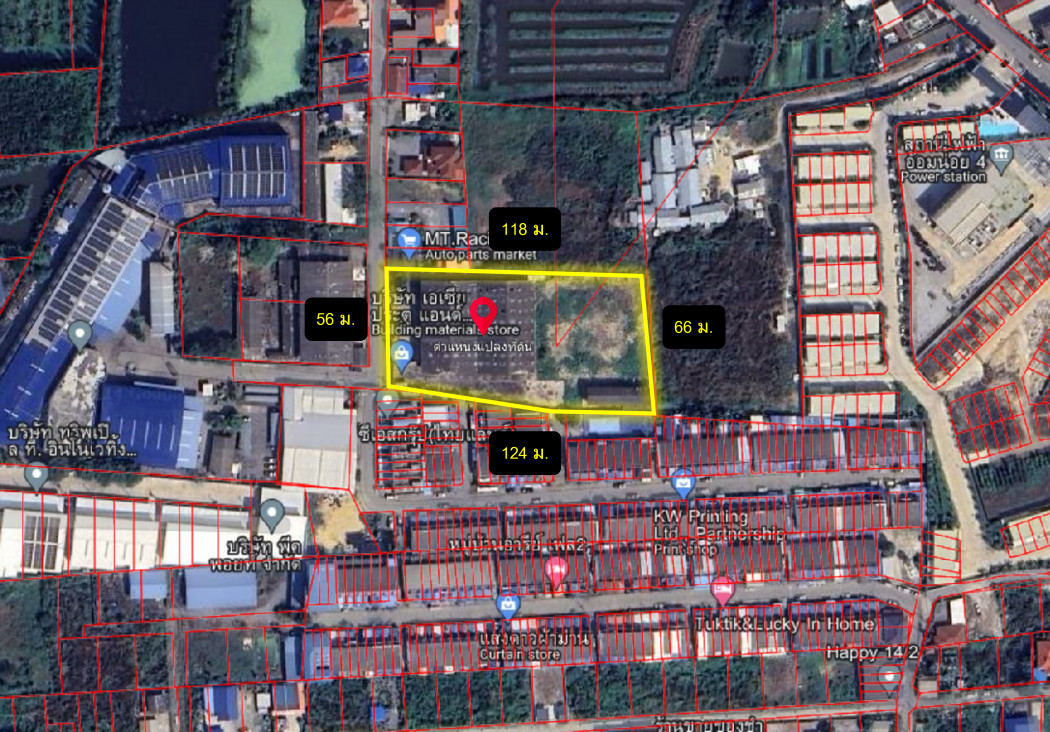 Purple plan for sale, plus 4 rai of Om Noi factory, more than 1.5 km. – รูปที่ 3
