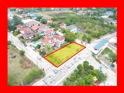 Land for sale, Soi Phanason City Village, 214 sq w, near Srinakarin Road, only 550 m. DD