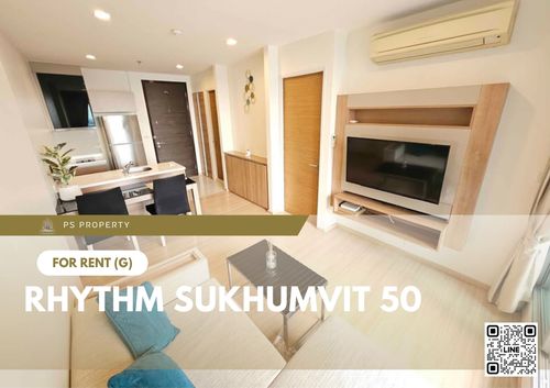 ให้เช่า 📍 Rhythm Sukhumvit 50 📍 เฟอร์นิเจอร์ และ เครื่องใช้ไฟฟ้าครบ ใกล้ BTS อ่อนนุช