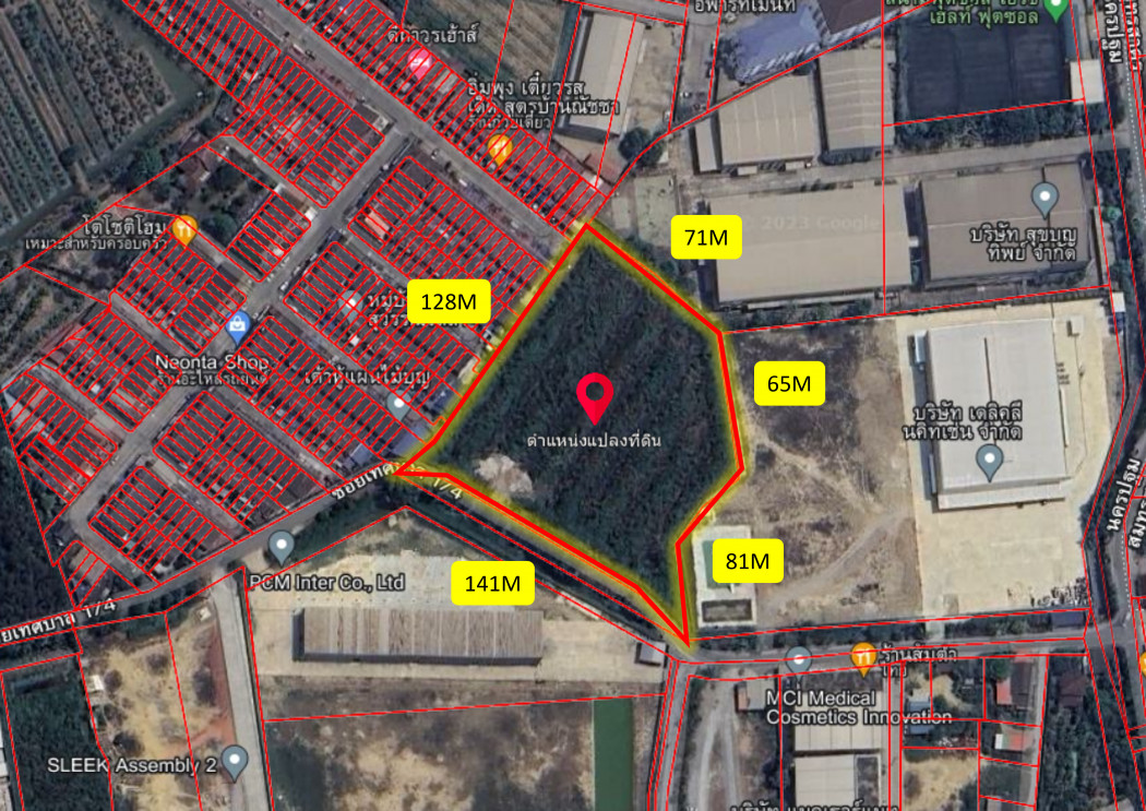ขายถูก ที่ดิน ผังสีม่วง ซอยเทศบาล 1 อ้อมใหญ่ 8 ไร่กว่า ใกล้ ถ.เพชรเกษมแค่ 1.7 กม. KK – รูปที่ 3
