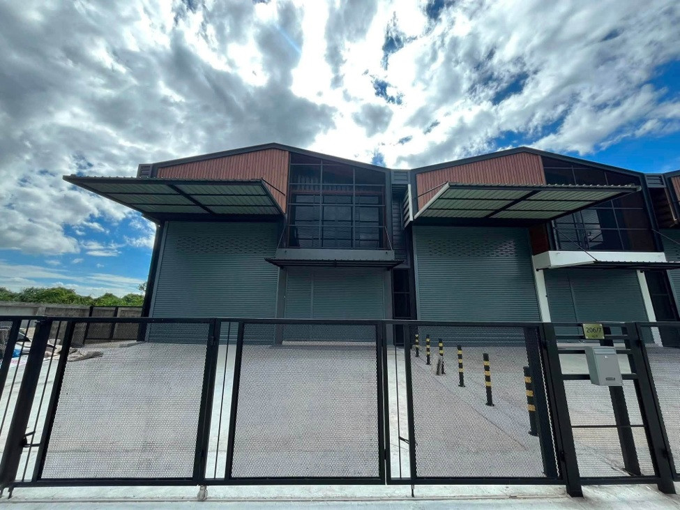 For Rent ให้เช่าโกดังพร้อมสำนักงาน / Warehouse + Office / สร้างใหม่ / ทำเล บางกรวย ตำบลศาลากลาง / ใกล้ ศูนย์กระจายสินค้าสาย 5 / ใกล้ ศาลายา / พื้นที่ 216 ตารางเมตร / รถใหญ่ เข้าออกได้ – รูปที่ 3
