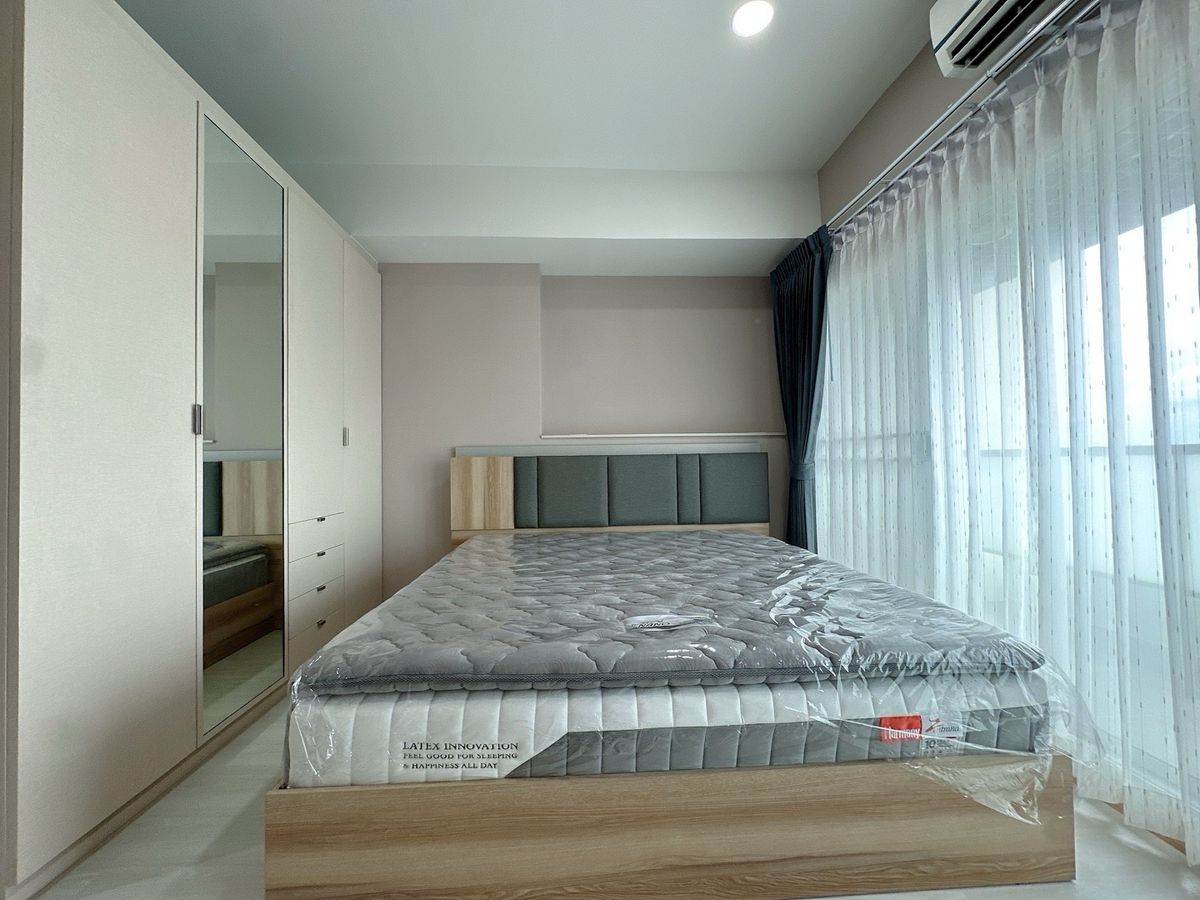 For Rent : Baan Nonsi Condominium2 Bedrooms, 2 Bathrooms, 12th FloorSize: 80 sq.m. Newly renovated unit with a fresh, modern feel—just like moving into a brand-new condo.Fully furnished with brand-new furniture and appliances. New curtain and wall paper. – รูปที่ 4
