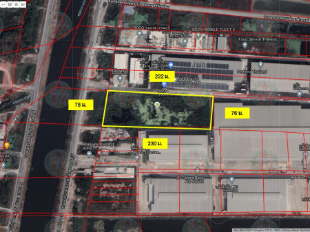 ขาย ที่ดิน ผังสีม่วง ริมถนนเลียบคลองส่งน้ำสุวรรรณภูมิ บางพลี 10 ไร่กว่า – รูปที่ 4