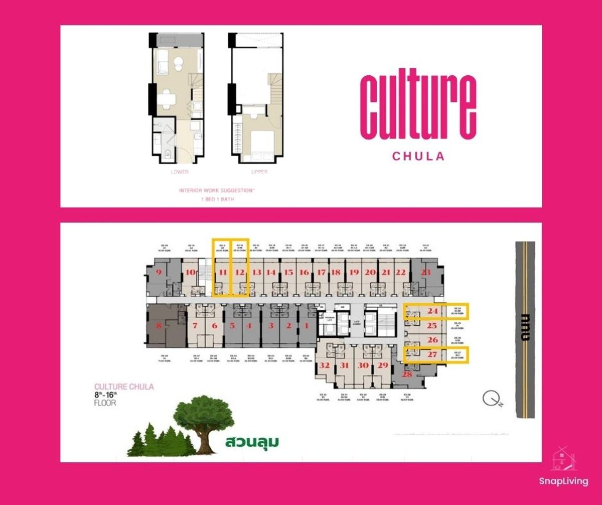 รวมห้องขายดาวน์ ราคาถูก* 𝗖𝗨𝗟𝗧𝗨𝗥𝗘 𝗖𝗛𝗨𝗟𝗔  🩷🩷  คอนโดติดจุฬาฯ พร้อมโอนปีนี้*  1 Bedroom Hybrid เริ่มต้น 6.93 MB* โทร 0845546165 – รูปที่ 2
