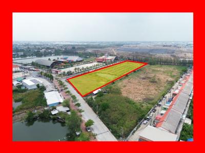 Land for sale, Soi Khajonwit, Theparak Road, 10 rai 1 ngan 51 sq w, near Theparak Road, only 3.9 km. DD