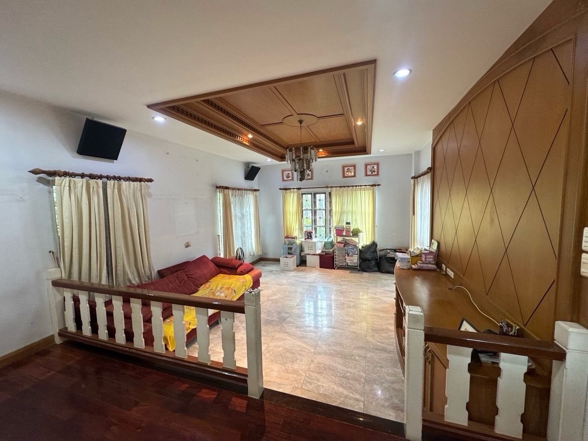🌈For rent/sale of a single house that is worth it. In the Pracha Uthit 98 area, Baan Wararom, corner house, size 109.3 sq m, shady, quiet, no flooding.Call:0922828196 – รูปที่ 3
