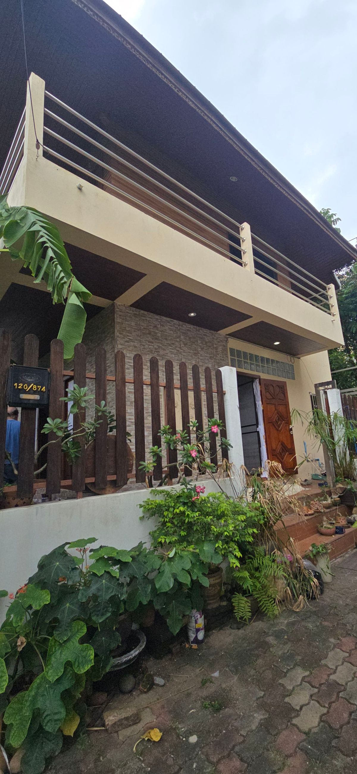 2 -storey detached house for rent, near BTS Punnawithi and BTS Udomsuk, Size 1 Broken 2, 40 sq.w., 150 sqm.