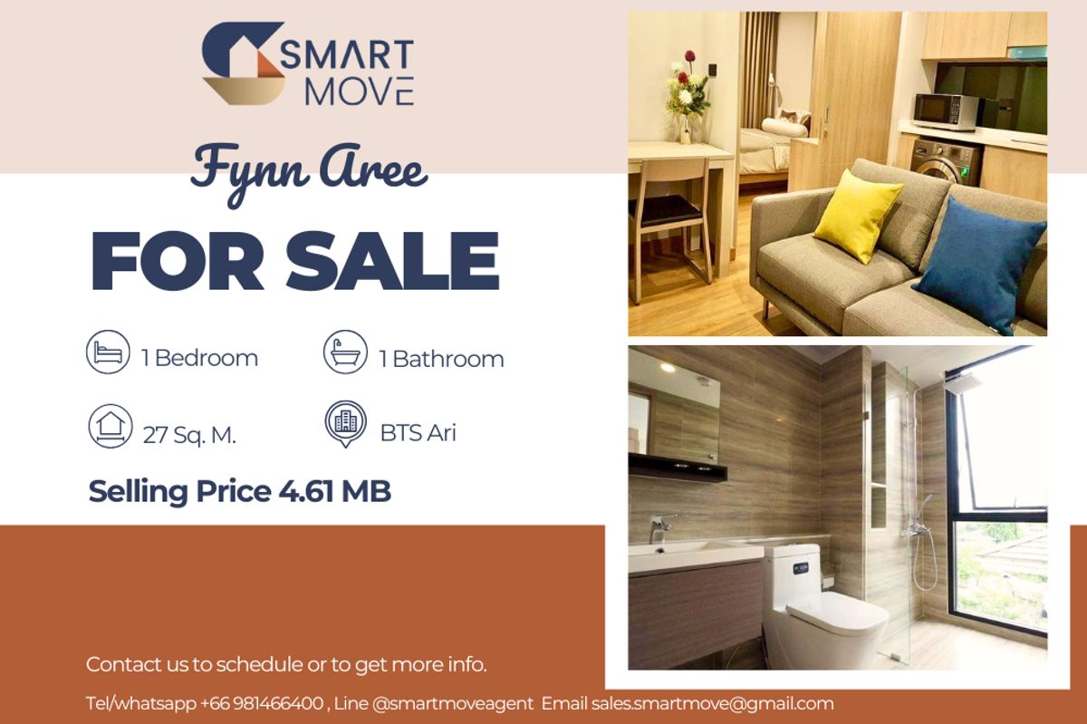 🔥 ขายพร้อมผู้เช่า !!🔥 Code C20250600068..........Fynn Aree, 1 ห้องนอน, 1 ห้องน้ำ, ห้องมุม, แต่งครบ, ราคาพิเศษ!!📣📣 🔥 ขายพร้อมผู้เช่า !!🔥 Code C20250600068..........Fynn Aree, 1 ห้องนอน, 1 ห้องน้ำ, ห้องมุม, แต่งครบ, ราคาพิเศษ!!📣📣