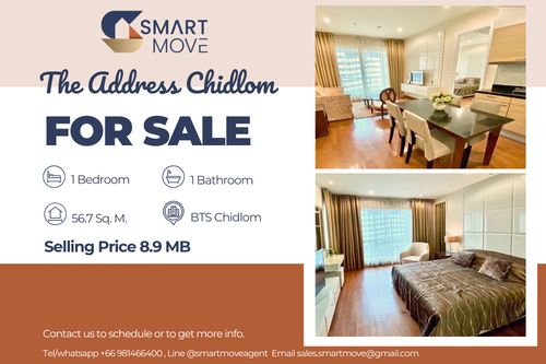 🔥 ขายพร้อมผู้เช่า !!🔥 Code C20230101710..........The Address Chidlom, 1 ห้องนอน, 1 ห้องน้ำ, ทำเลดี, แต่งครบ, ราคาพิเศษ!!📣📣