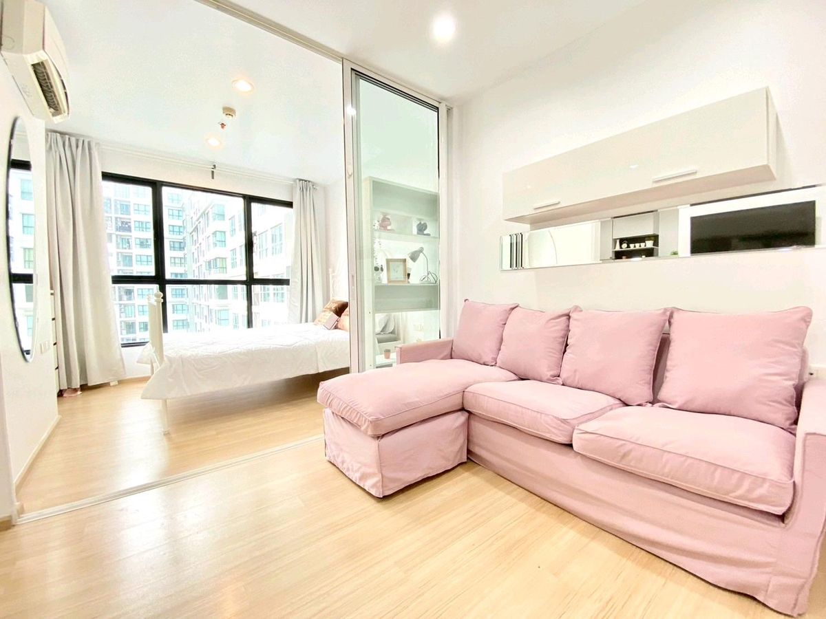 ให้เช่าคอนโด The Best Condo แจ้งวัฒนะ ชั้น14 วิวสระ  เฟอร์ครบ พร้อมเข้าอยู่! 8,500  B-M 26ตร.ม. 2 แอร์ 2 ตัว ห้องทำใหม่ ! MRTสีชมพู เมืองทองธานี ตรงข้าม Makro Lotu.sfor rent The Best Condo  – รูปที่ 2