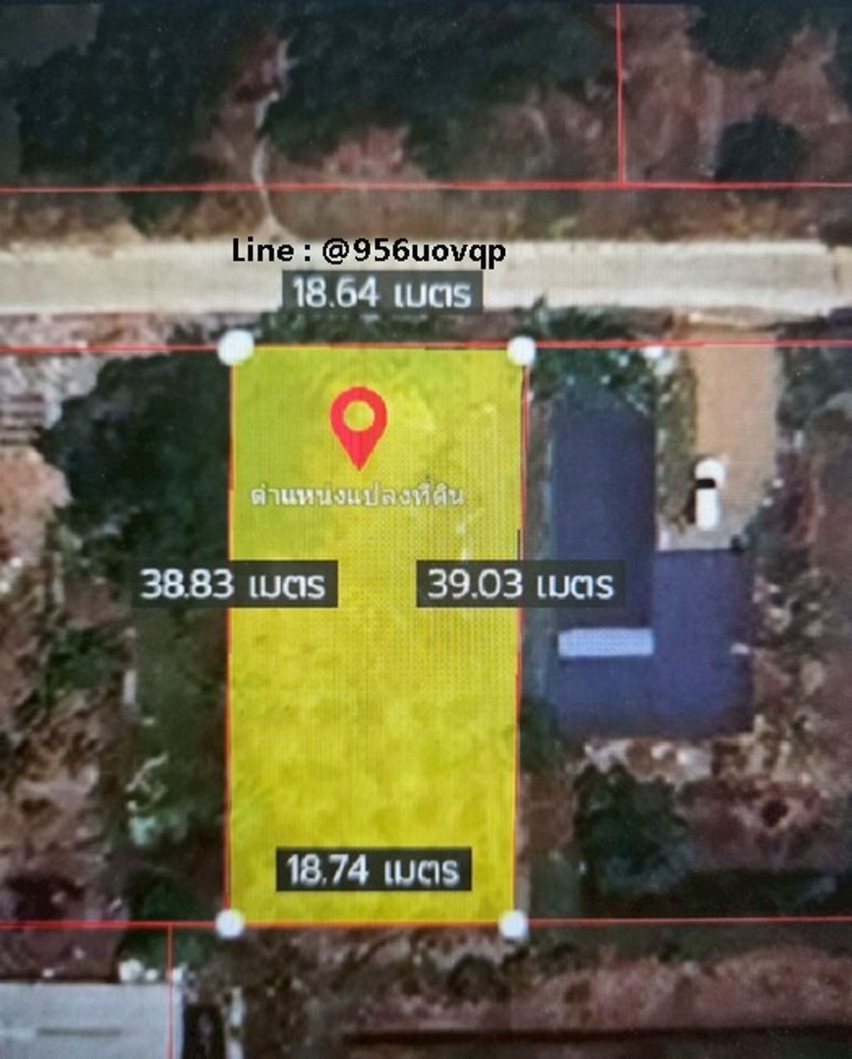 SSS502 Land for sale in Khlong 3 Khlong Luang, near Dhammakaya Temple Line:  @956uovqp – รูปที่ 4