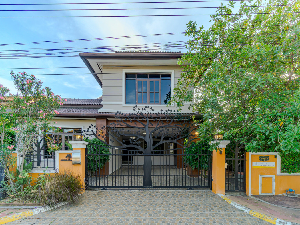 ขาย บ้านเดี่ยว เค.ซี. เนเชอรัลวิลล์ ร่มเกล้า 345 ตรม. 1 งาน 5นอน 3น้ำ สภาพเยี่ยม TV.