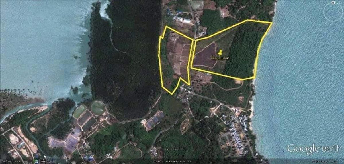 Sea View land for sale and next to the island of Sai Rom, Phuket City, area 113 Rai 29.5 sq.m.