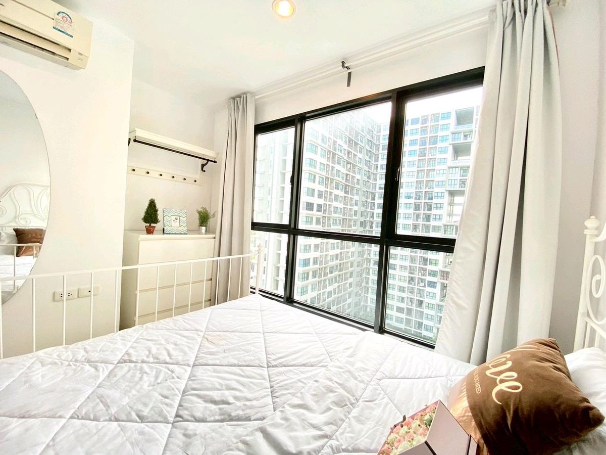 ให้เช่าคอนโด The Best Condo แจ้งวัฒนะ ชั้น14 วิวสระ  เฟอร์ครบ พร้อมเข้าอยู่! 8,500  B-M 26ตร.ม. 2 แอร์ 2 ตัว ห้องทำใหม่ ! MRTสีชมพู เมืองทองธานี ตรงข้าม Makro Lotu.sfor rent The Best Condo  – รูปที่ 4