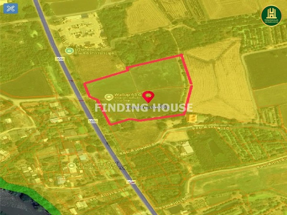 Land for sale, Suphan 10-3-40 Rai, Yellow, City, Suphan Buri Near the Tha Chin River – รูปที่ 3