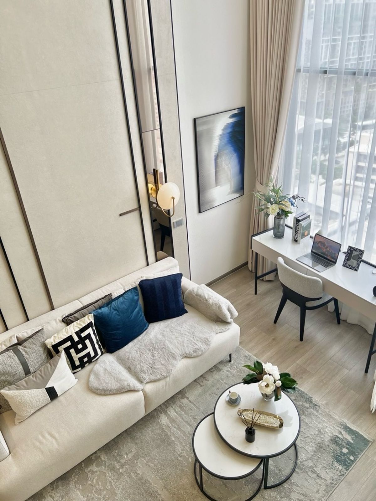 2 -story condo like a house in the city in installments 14500/ D. Sohobangkok Ratchada, 1st hand room from the high level project, only 5 units. – รูปที่ 3