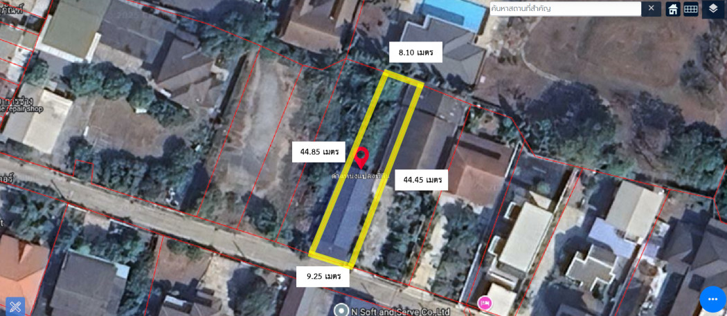 Land for sale with warehouse, 100 square wah, in Pathum Thani city center, near the main Nonthaburi-Bang Bua Thong road. Lowest price. – รูปที่ 3
