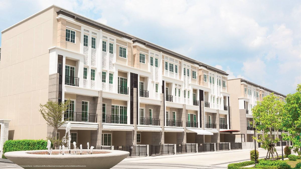 Urgent sale! 3 -story townhome project The Master @BTS Udomsuk, Urgent sale, cheap in the project Urgent sale! 3 -story townhome project The Master @BTS Udomsuk, Urgent sale, cheap in the project