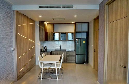 ♢ Special Price ♢ Floor 35+ Type A08 | 57.88 sq.m. 1 bedroom | Condo with Skywalk connecting to BTS Ploenchit and Central Embassy