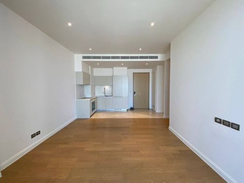 ♦ Unfurnished ♦ 50+ Floor 94.32 sq.m. | 2 Bedrooms, Chao Phraya River view | Near Icon Siam 1 min., BTS Krung Thonburi 2 mins.