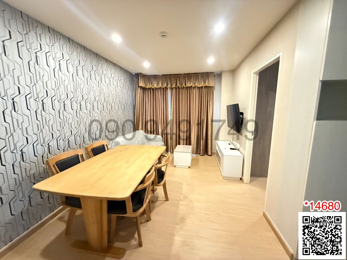 Condo rental, Green Space, Sukhumvit 77, Building B, 2 bedrooms, beautiful decoration rooms Ready to approach Robinson Ladkrabang
