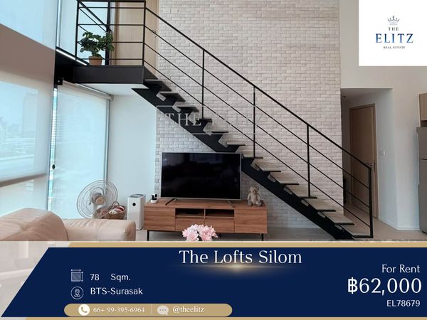  ✨ Industrial Chic Loft Living | High Ceilings &amp; Expansive Space | Prime Silom Financial District ✨ 
