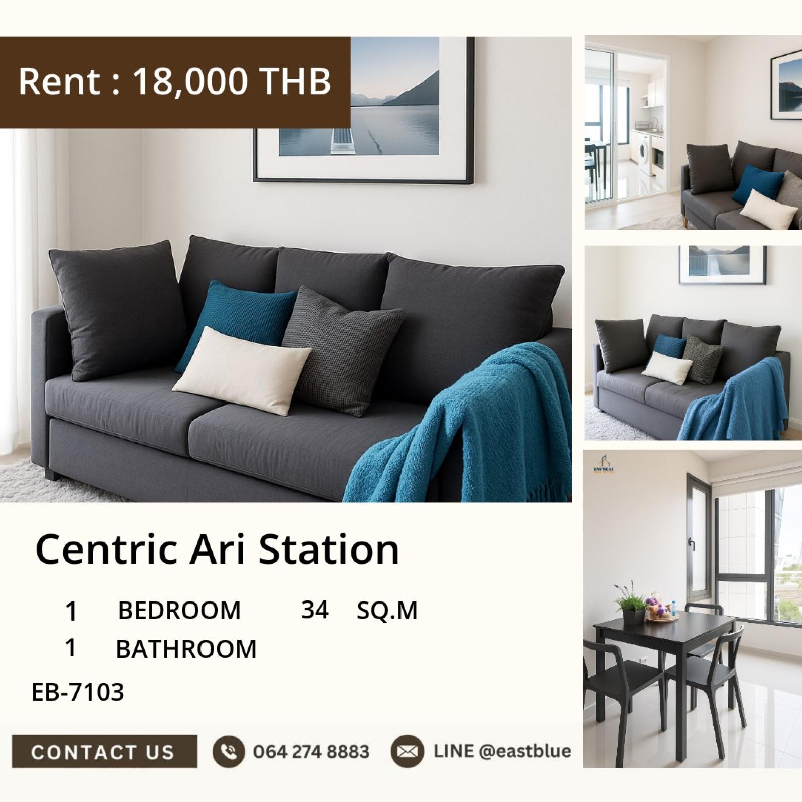 Luxury condo in the heart of Ari, 1 bedroom 34 sq.m. with an Infinity swimming pool, only 18,000 baht/month, near BTS ARI and chill shopping area! Luxury condo in the heart of Ari, 1 bedroom 34 sq.m. with an Infinity swimming pool, only 18,000 baht/month, near BTS ARI and chill shopping area!