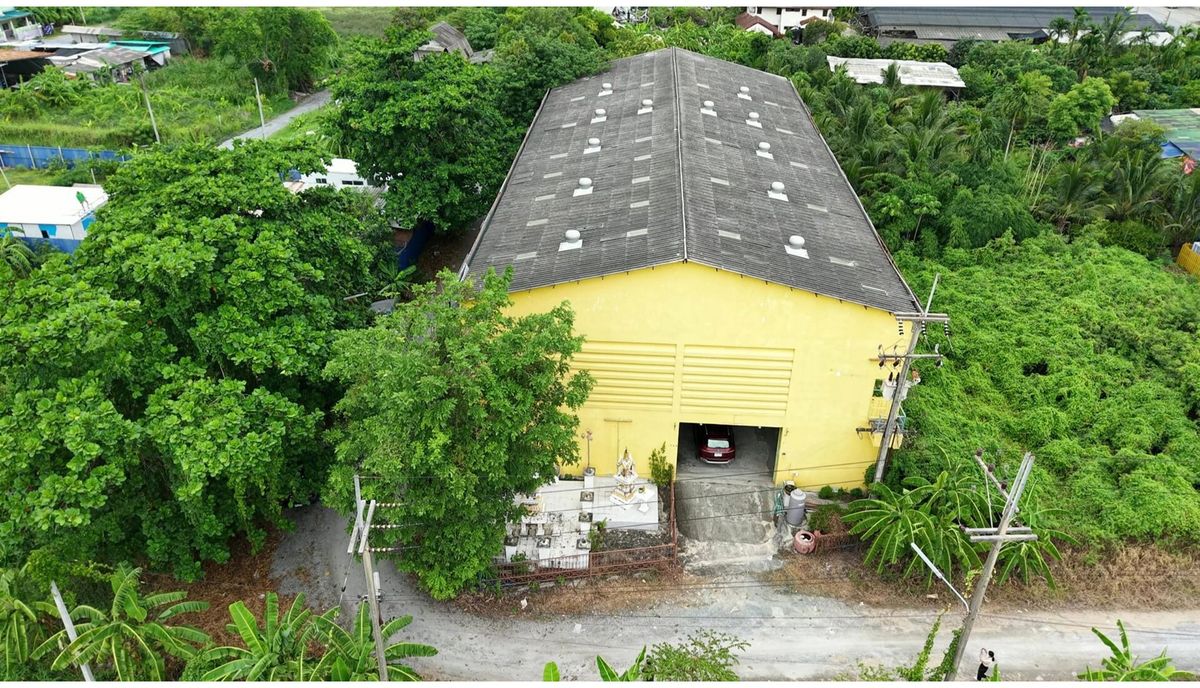 Phutthamonthon Sai 5 factory for sale, Nakhon Pathom, 249 sq.w., ready for the workers accommodation And the office