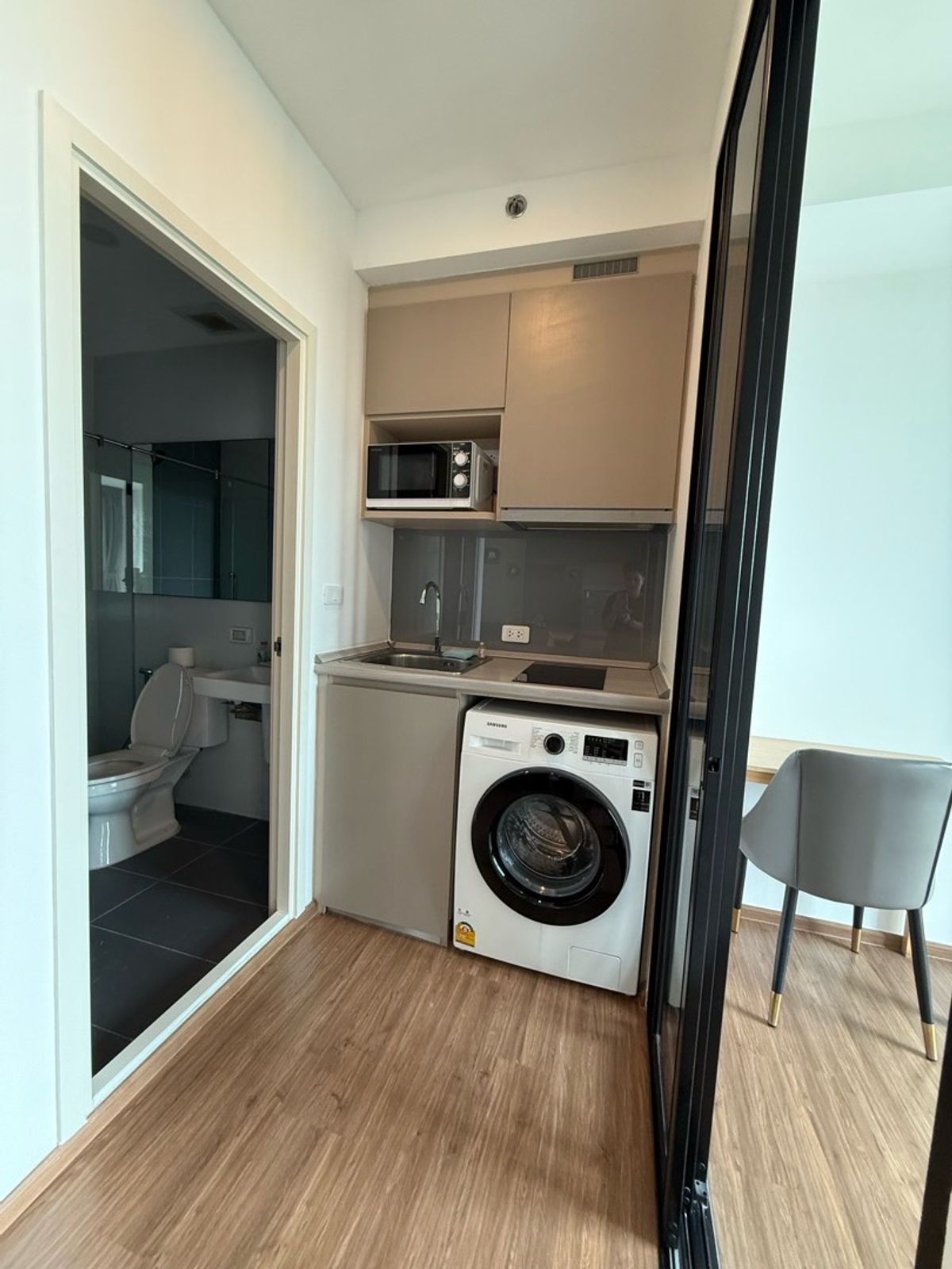 🏢 Condo The Origin Ram 209 interchange 🏢 ดิ ออริจิ้น ราม209 ให้เช่า!! 30sq.m. 1Bed Plus พร้อมห้องอเนกประสงค์ 📌เฟอร์ครบ..พร้อมอยู่ – รูปที่ 4